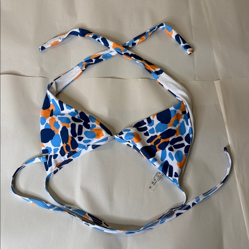 Colorful Halter Bikini Top - Picture 3 of 5